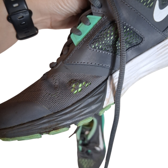 Nike | Tri Fusion Run Sneakers | Gray Mint Green | Women Size 7.5 - Picture 9 of 11